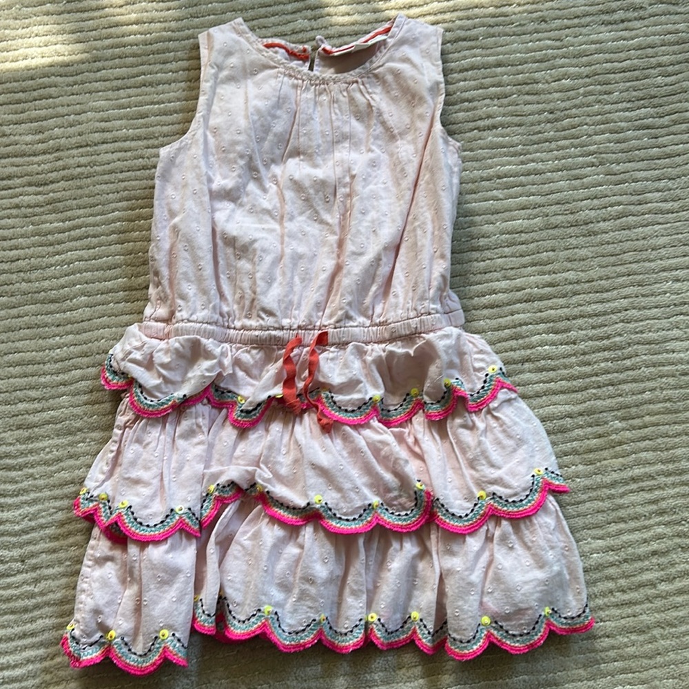 Boden tiered dress 4t-5t